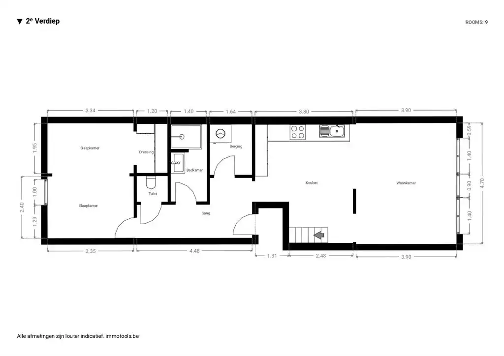 Gerenoveerd duplex appartement met 2 slaapkamers en gigantisch terras  foto 18