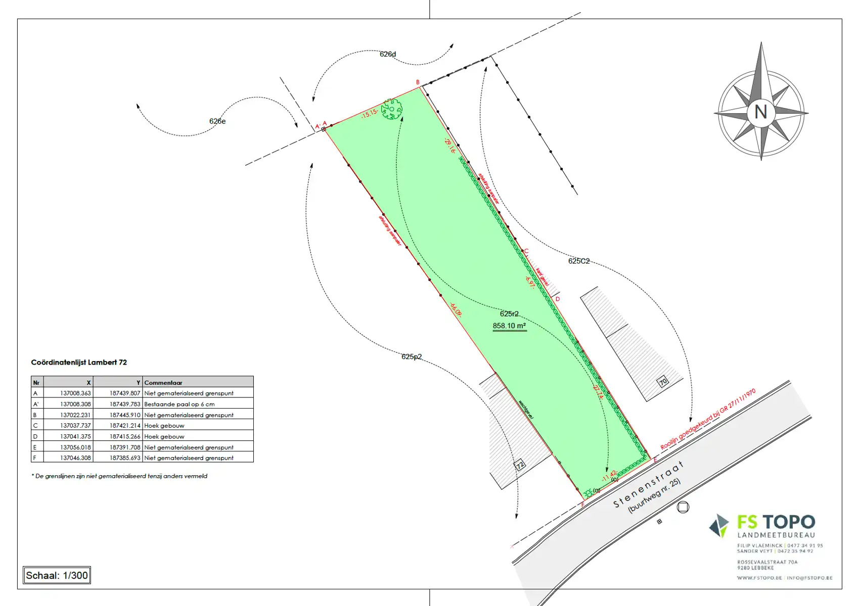 Bouwgrond HOB 8are 45ca in Opstal-Buggenhout. foto 3