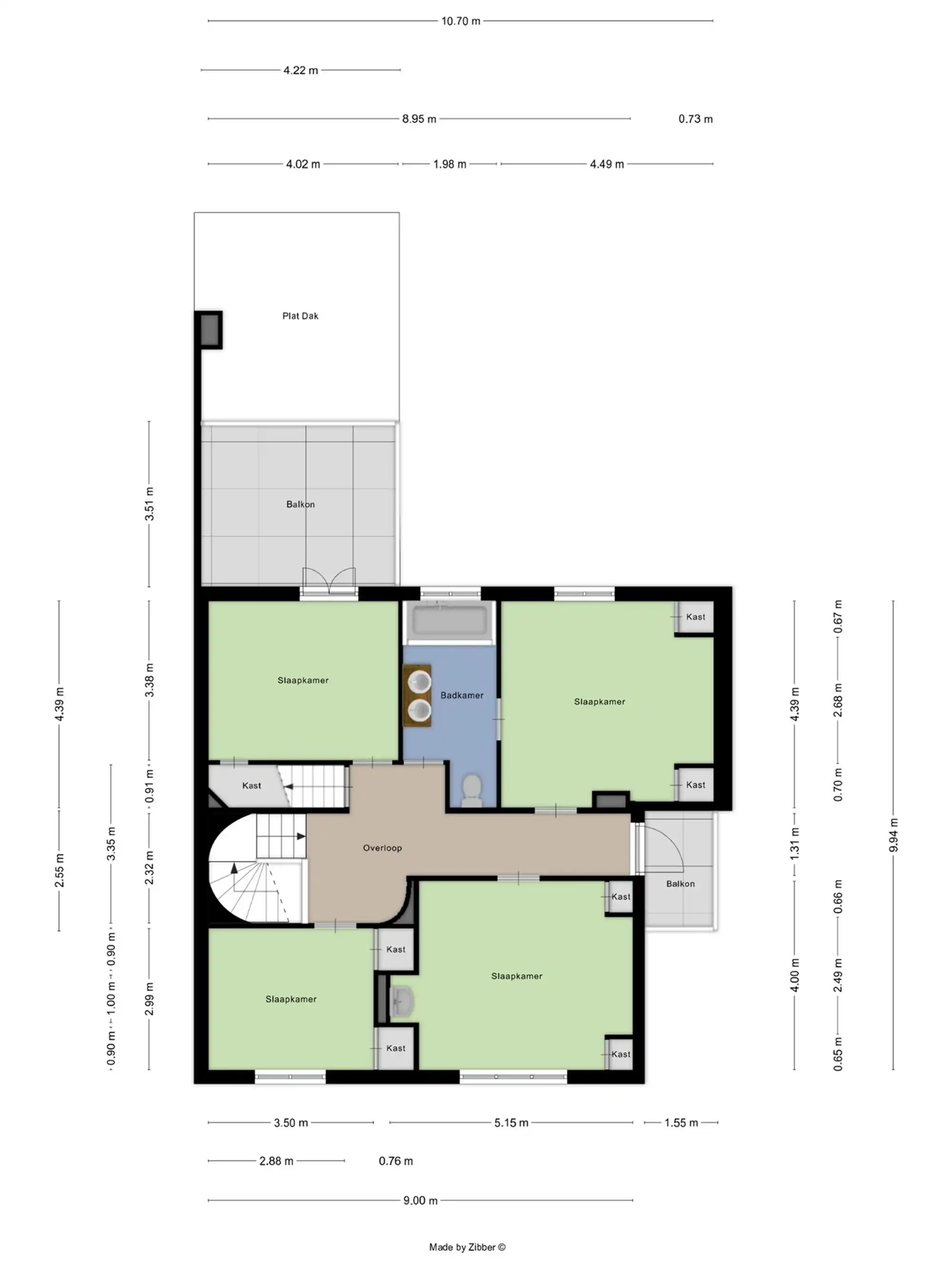Koppelvilla architect "BOLS" op 553 m² met centrale ligging foto 54
