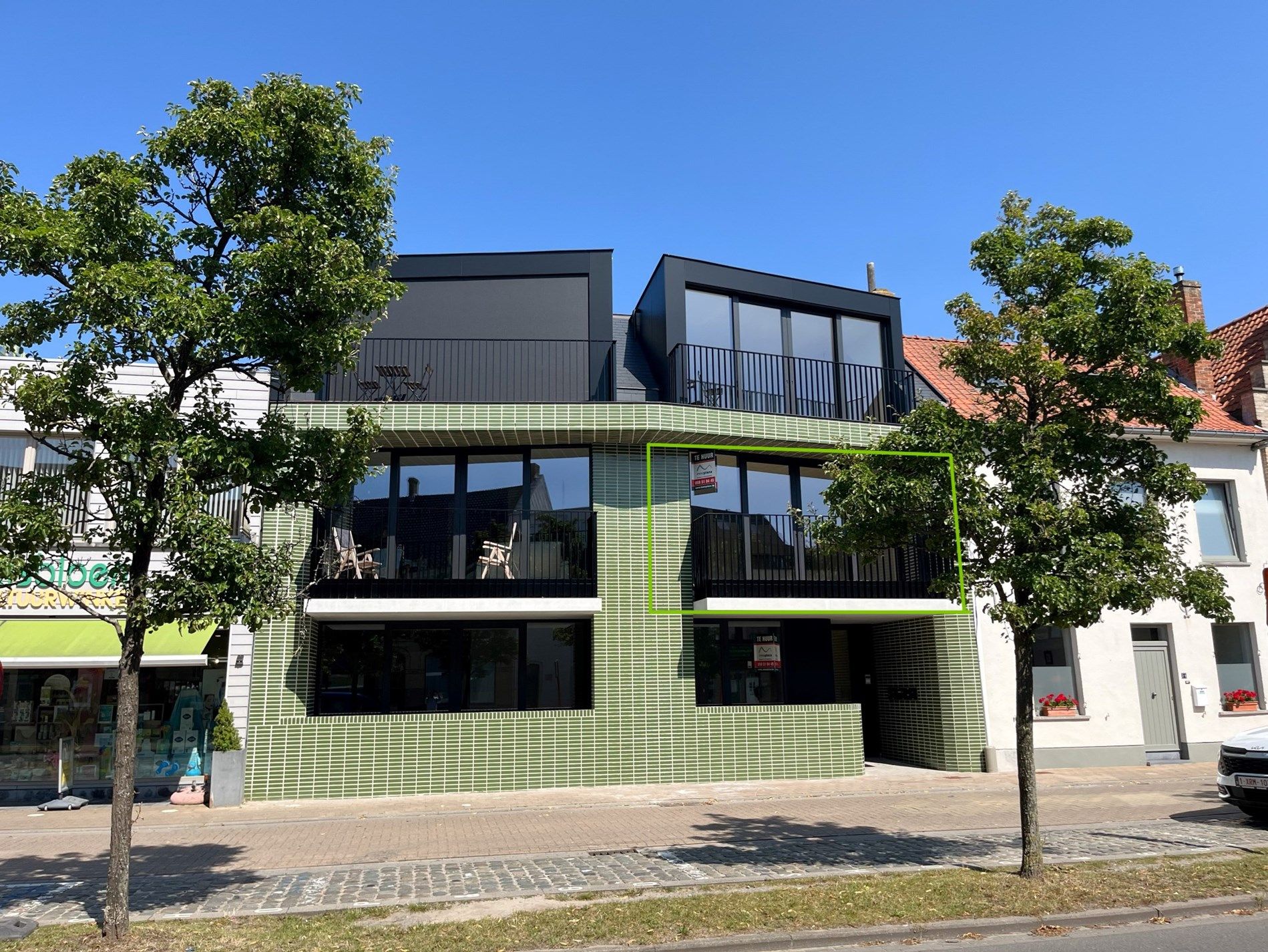 Nieuwbouw appartement met 2 slaapkamers en een garagebox te huur op jaarbasis foto 1