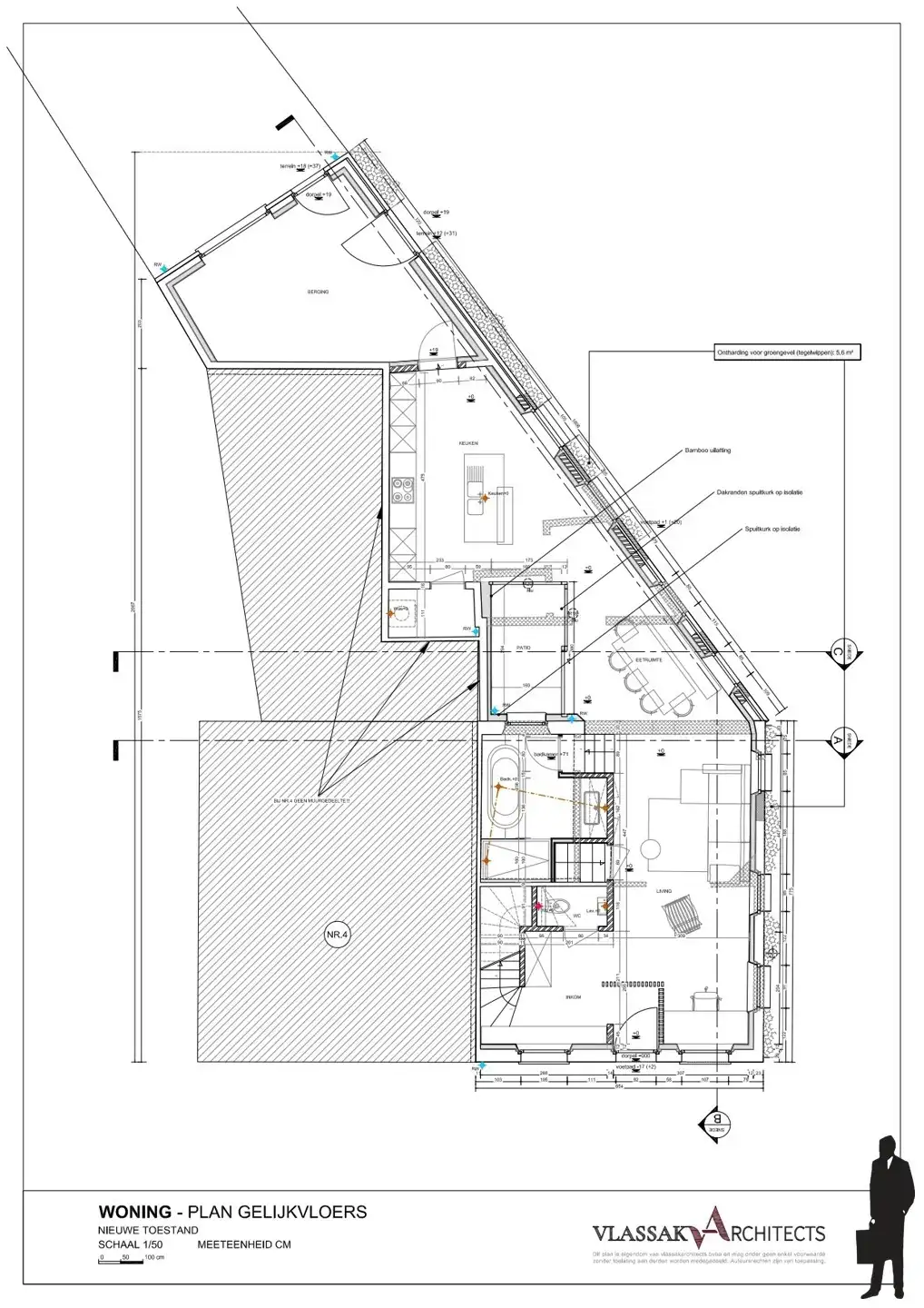 Af te werken gebouw in het centrum van Kontich-Kazerne foto 14