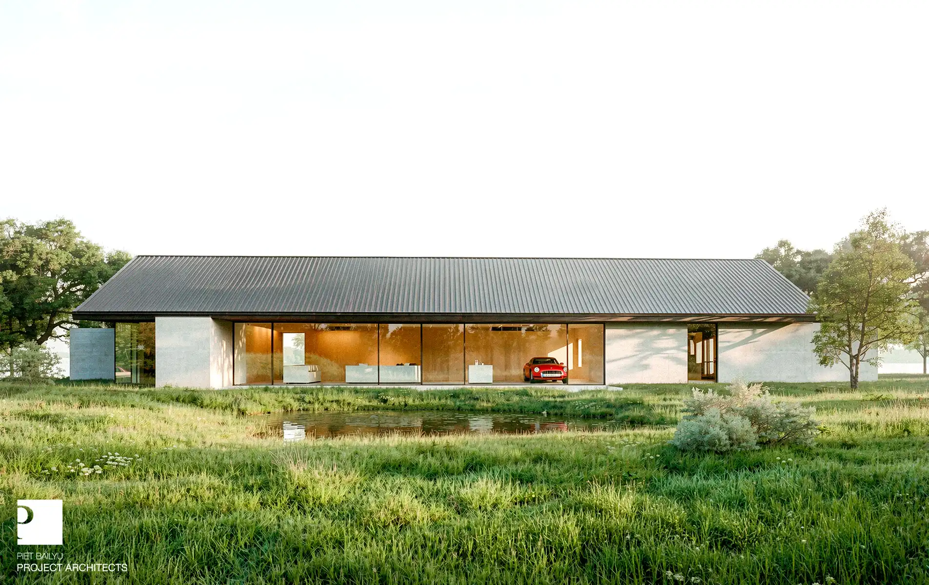 Exclusief landgoed met moderne villa en schuur in Knokke foto 3