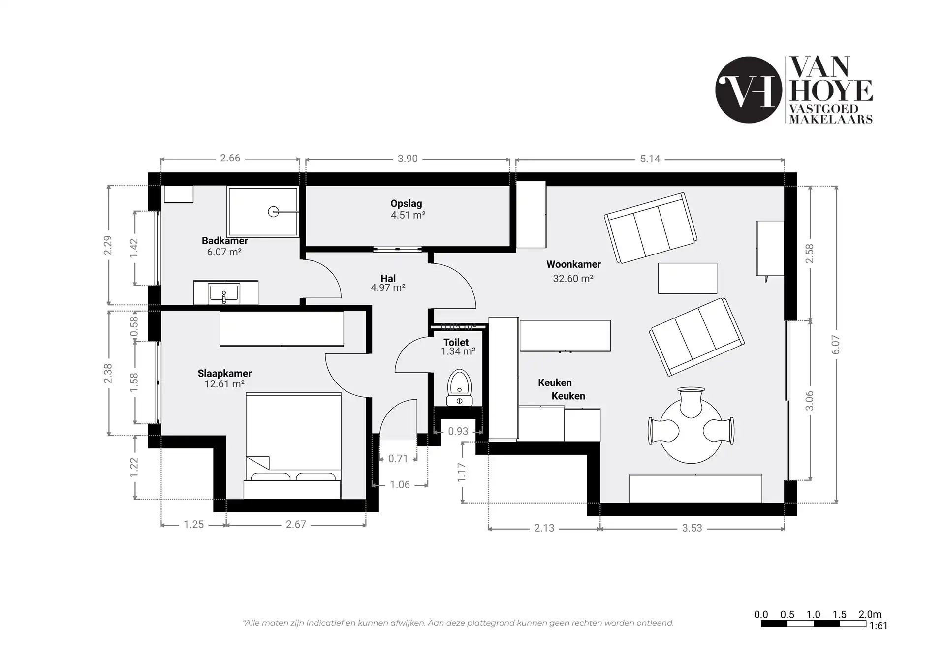 Instapklaar appartement met terras en 1 slaapkamer. foto 14
