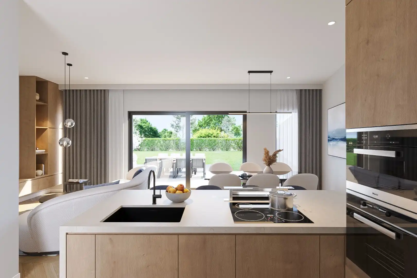 MODERN EN ENERGIEZUINIG NIEUWBOUWAPPARTEMENT MET 1 SLAAPKAMER, TERRAS EN AUTOSTANDPLAATS TE HAM CENTRUM foto 3