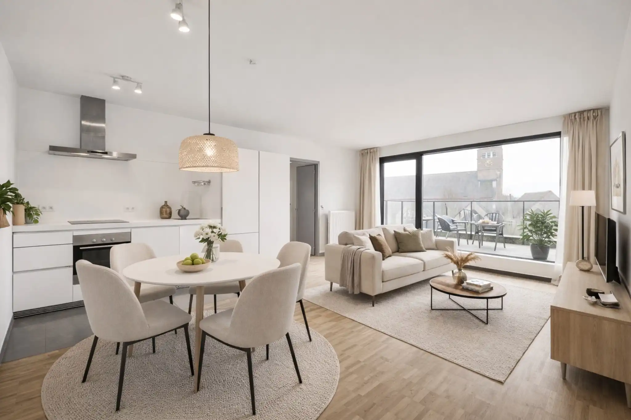 Instapklaar 1-slaapkamerappartement in Astene foto 6