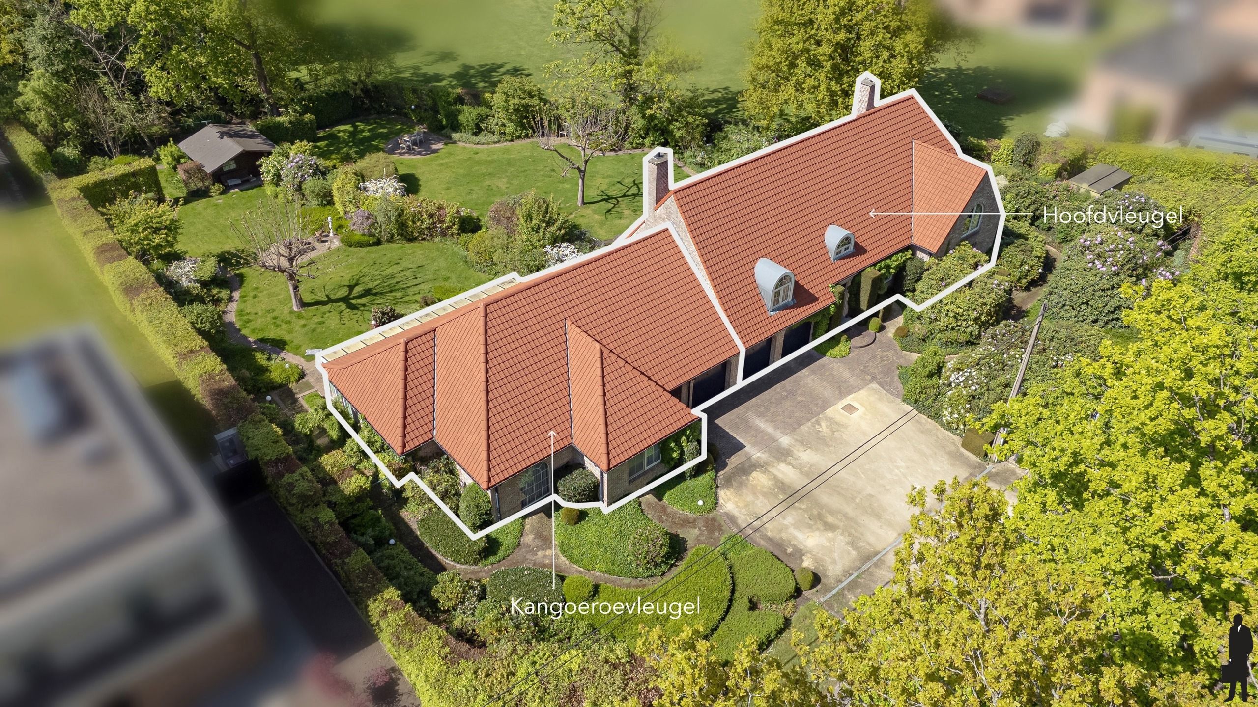 Kangoeroe-villa op 23 are en ca. 500m² woonopp. nabij natuur foto {{pictureIndex}}