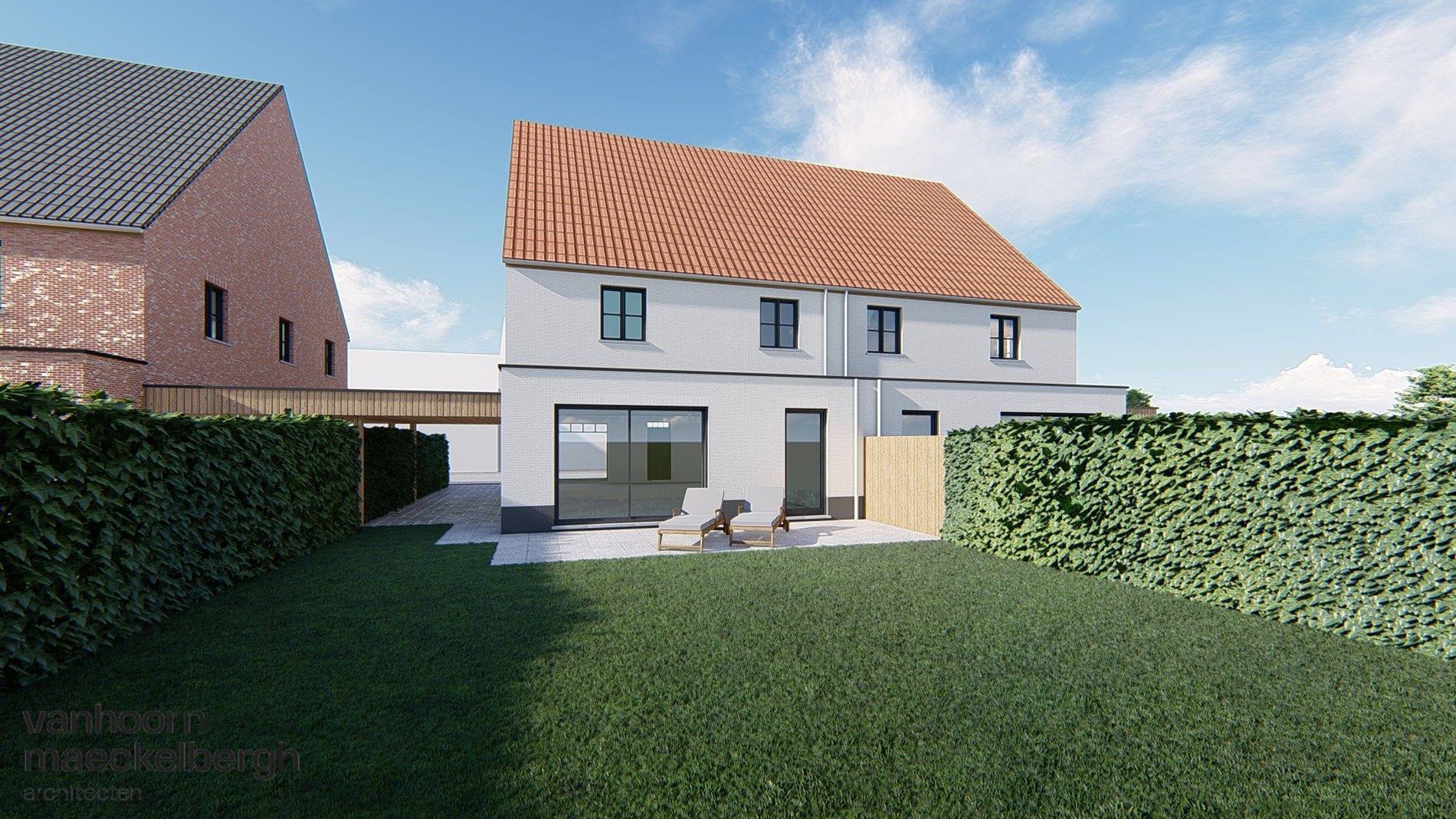 Ruime nieuwbouwwoning in landelijke setting te Zevekote (Gistel) foto 4