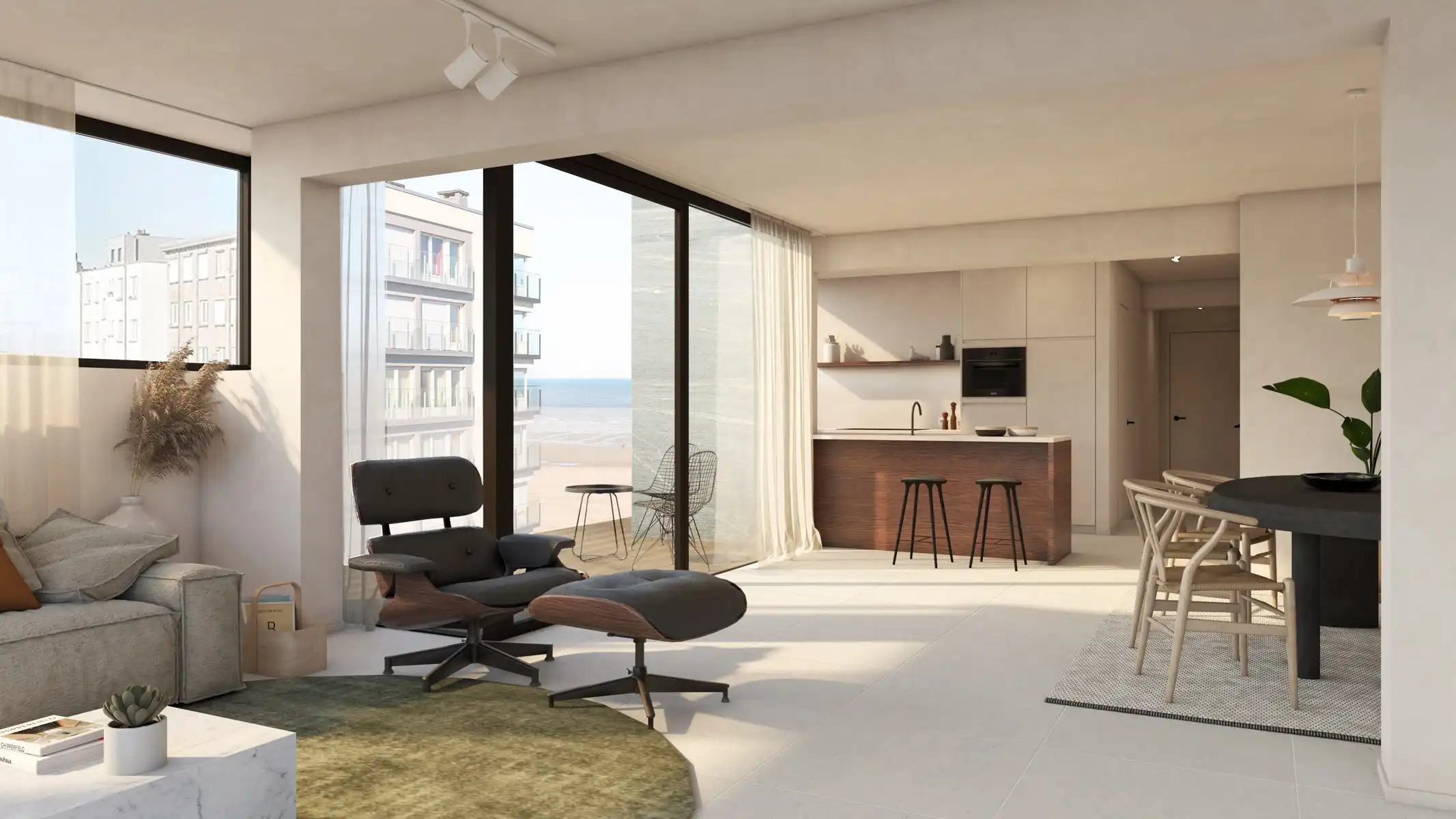 Prachtige penthouse met zonneterras en zeezicht foto 2