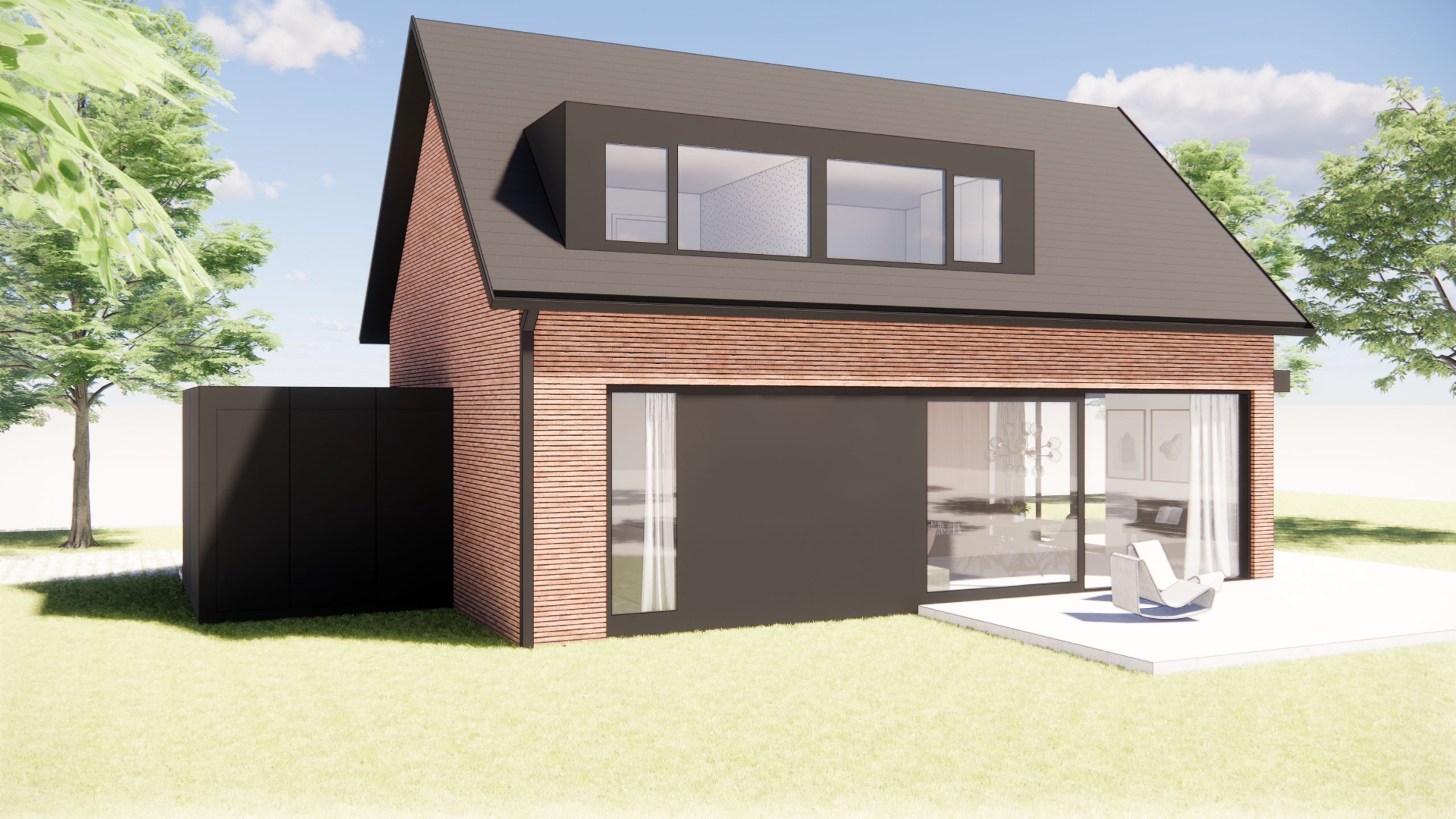 Bouwgrond met af te breken chalet foto 12