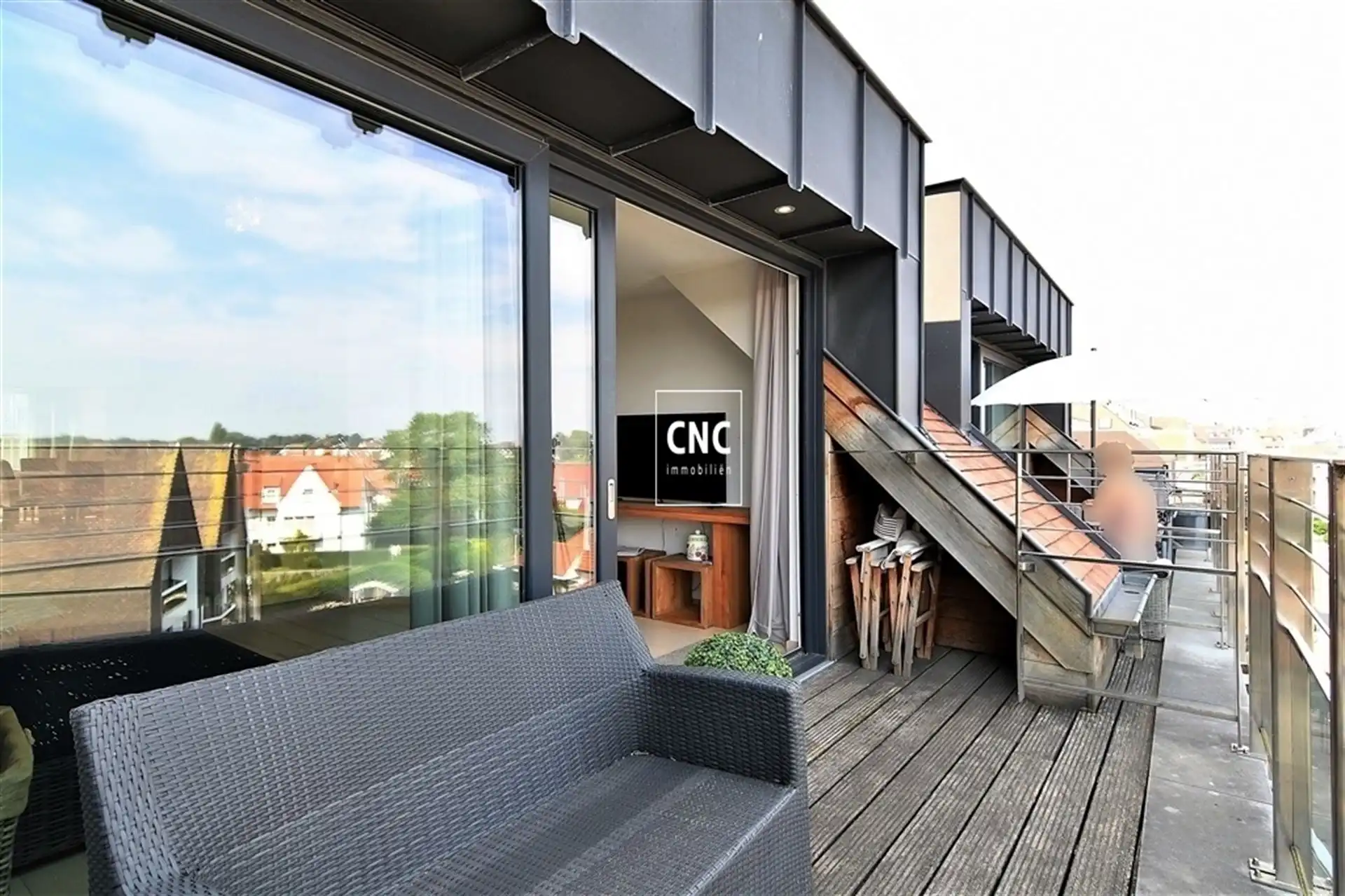 Gemeubeld duplexappartement met prachtig open zicht op groen foto 19