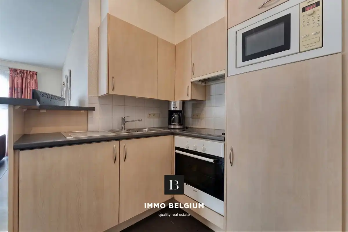 Goed onderhouden studio met slaaphoek nabij het strand van Wenduine foto 5