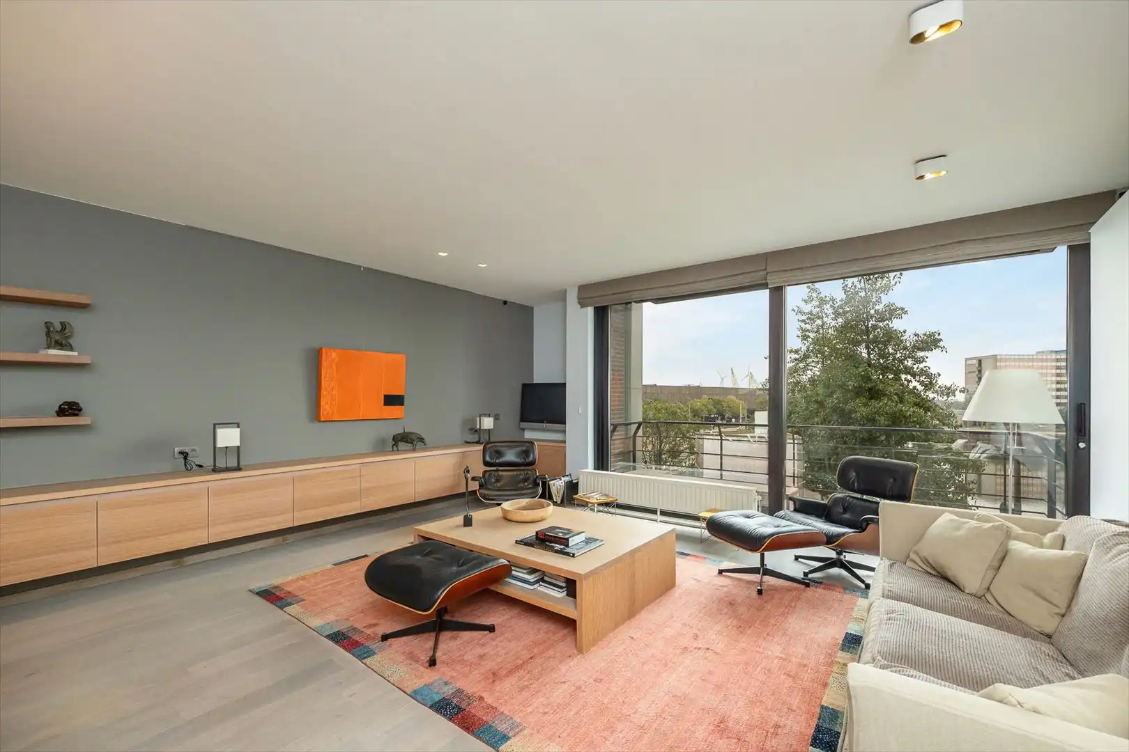 Appartement met prachtig uitzicht op Bonapartedok en MAS. foto {{pictureIndex}}