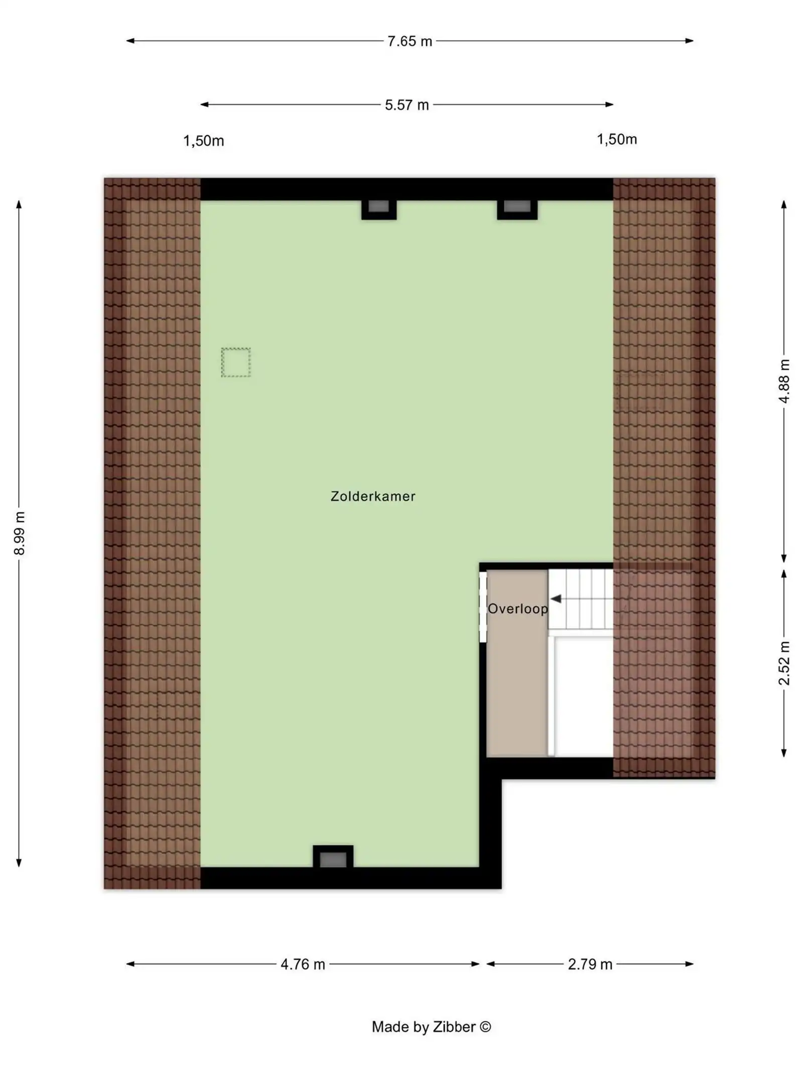 Af te werken 3-gevel woning ( met mogelijkheid tot 4 ruime slaapkamers) te Alsemberg  foto 19