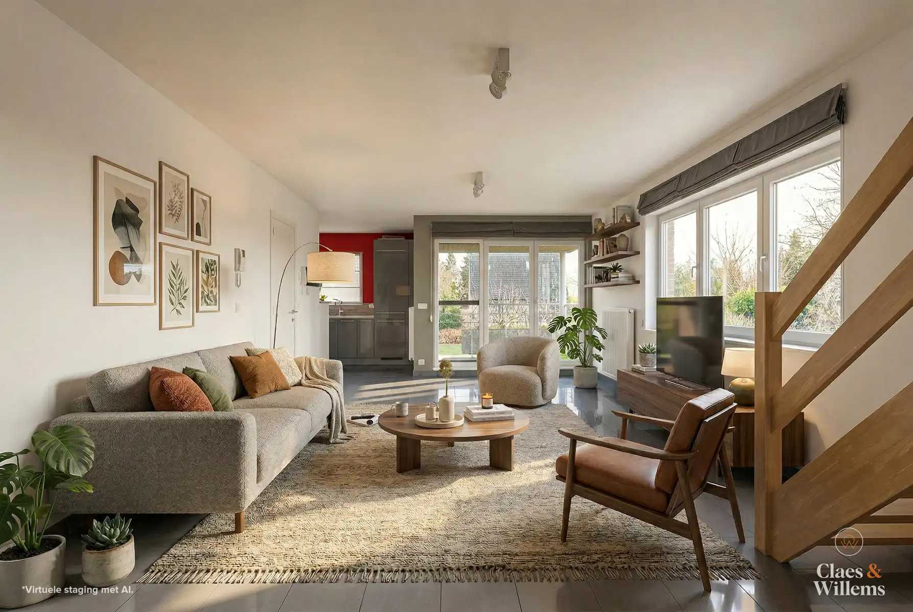 Ruim instapklaar duplex appartement te Sint-Pieters-Leeuw foto 3