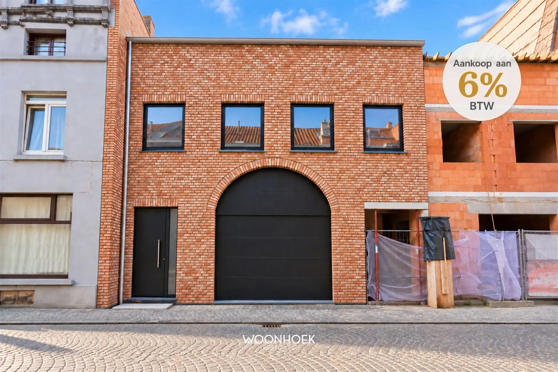 Energiezuinige nieuwbouwwoning ruwbouw-winddicht aan 6% BTW foto {{pictureIndex}}