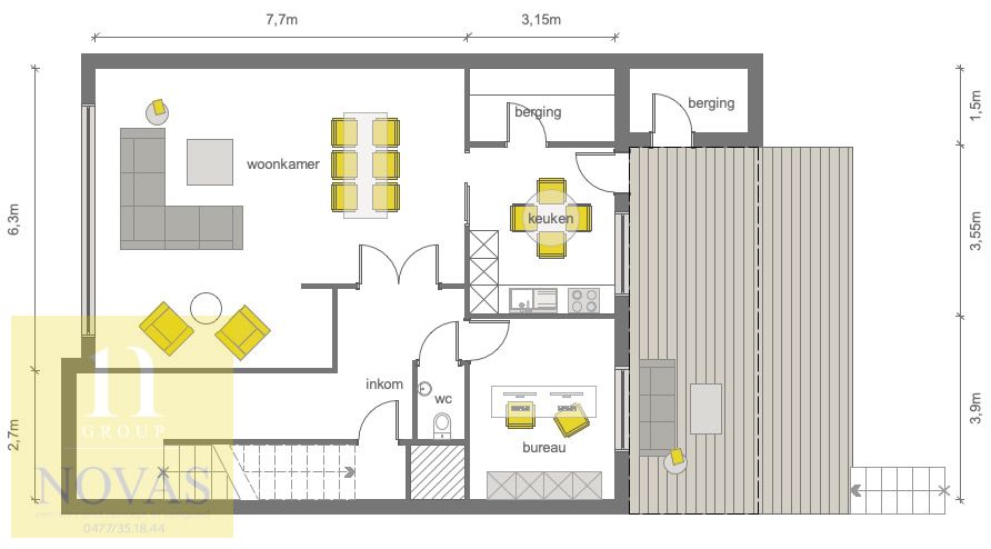 Midden centrum, 210m², zonnepanelen, 3 slaapkamers foto 12