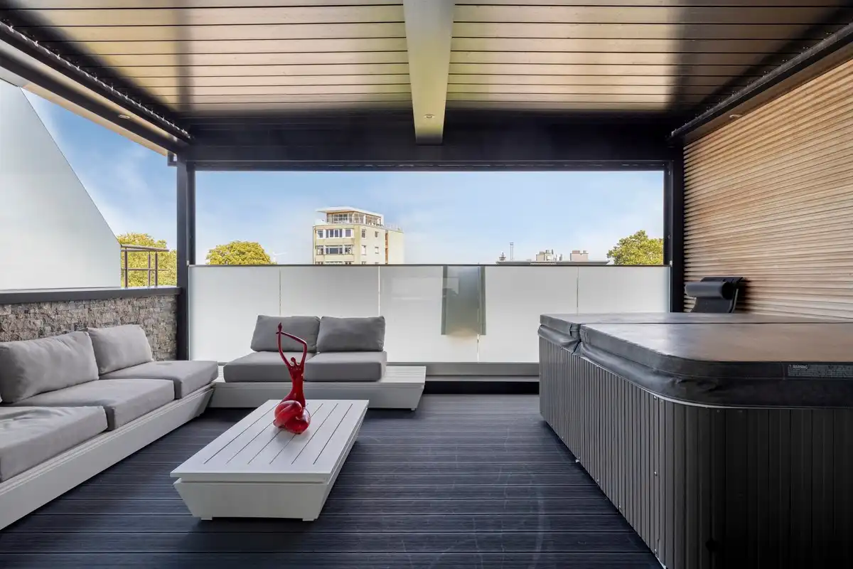 Loftappartement met 2 terrassen en dubbele garage op het Kolonel Dusartplein foto 18