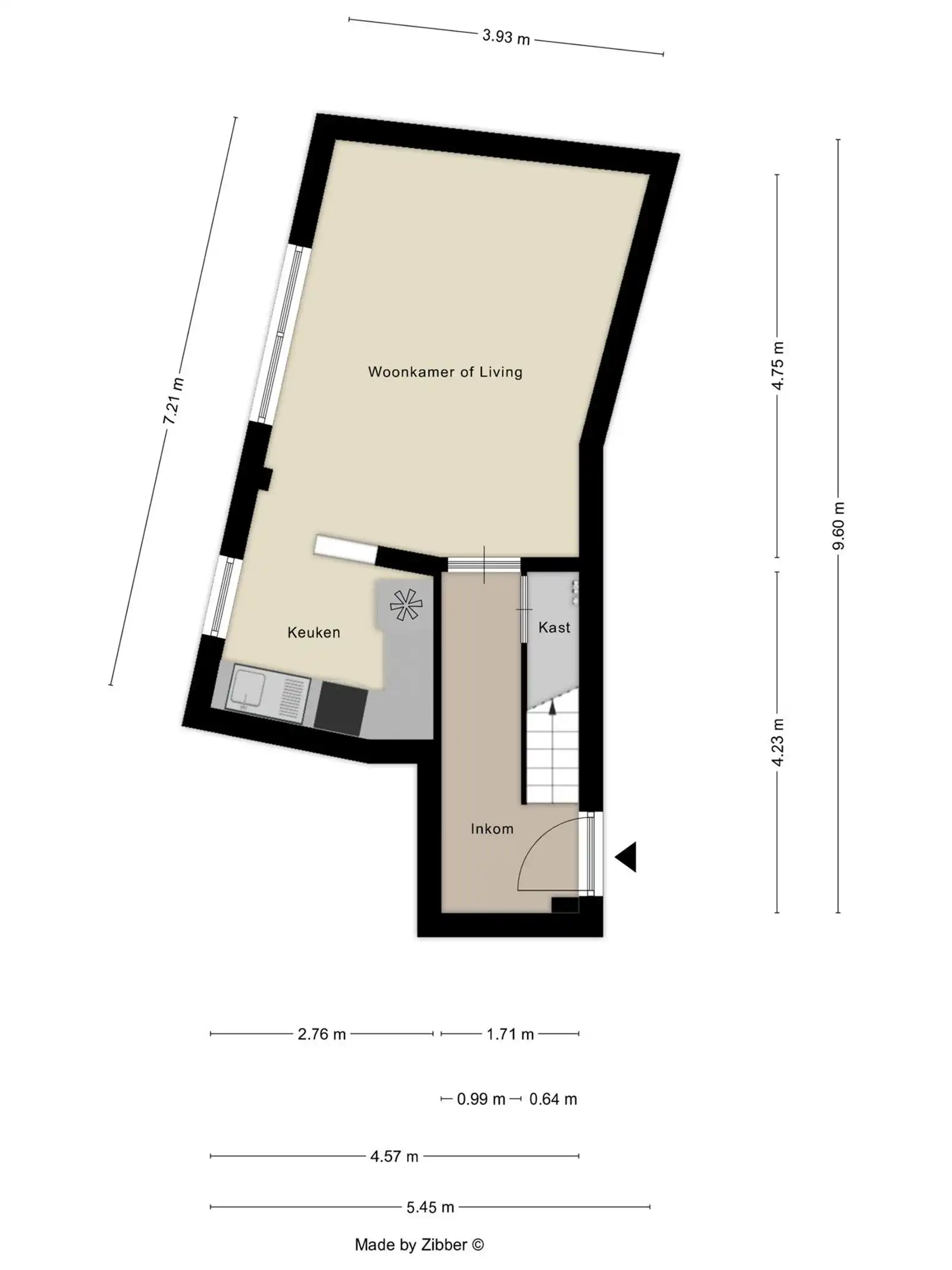 Duplex appartement met 2 slaapkamers foto 2