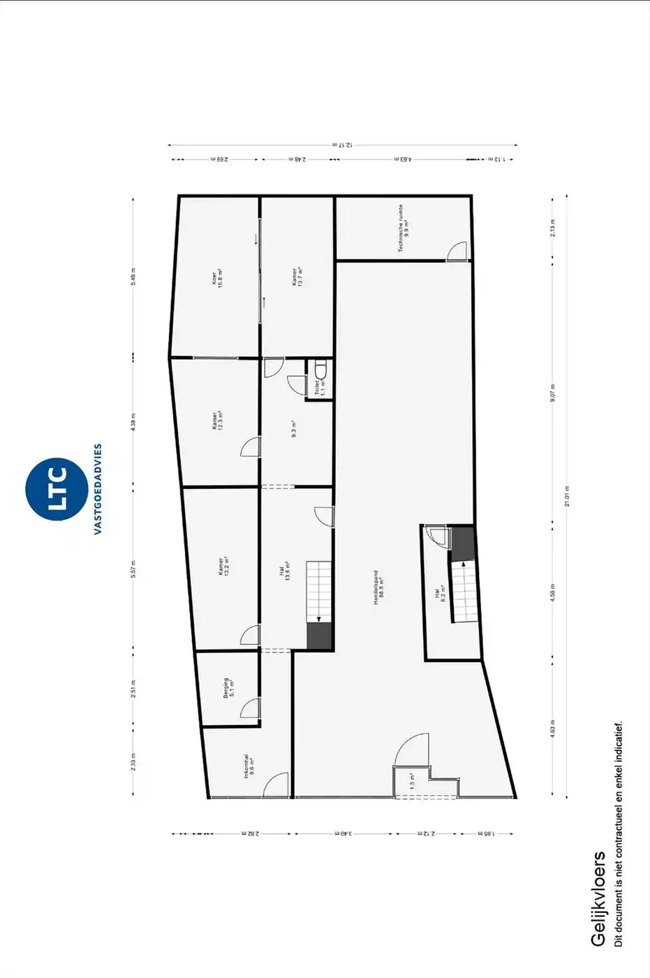 2 gekoppelde woningen met handelsruimte en woonst foto 29