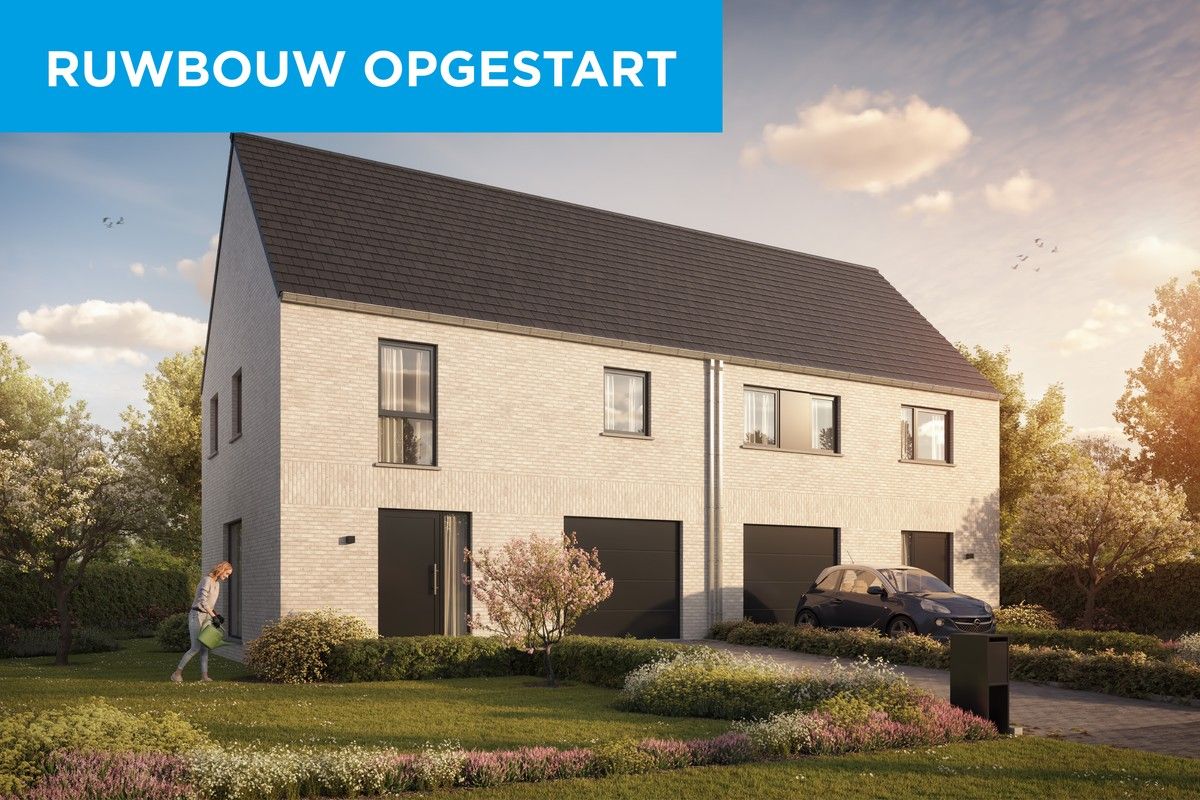2 halfopen nieuwbouwwoningen te Merelbeke foto {{pictureIndex}}