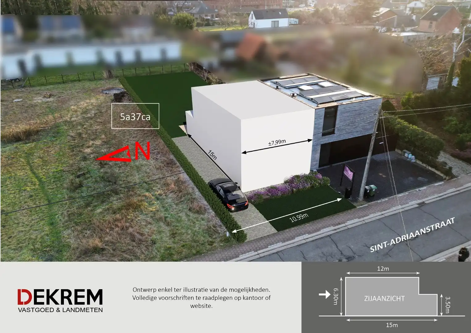 Grond te koop Sint-Adriaanstraat - lot 2 - A - 3150 Haacht