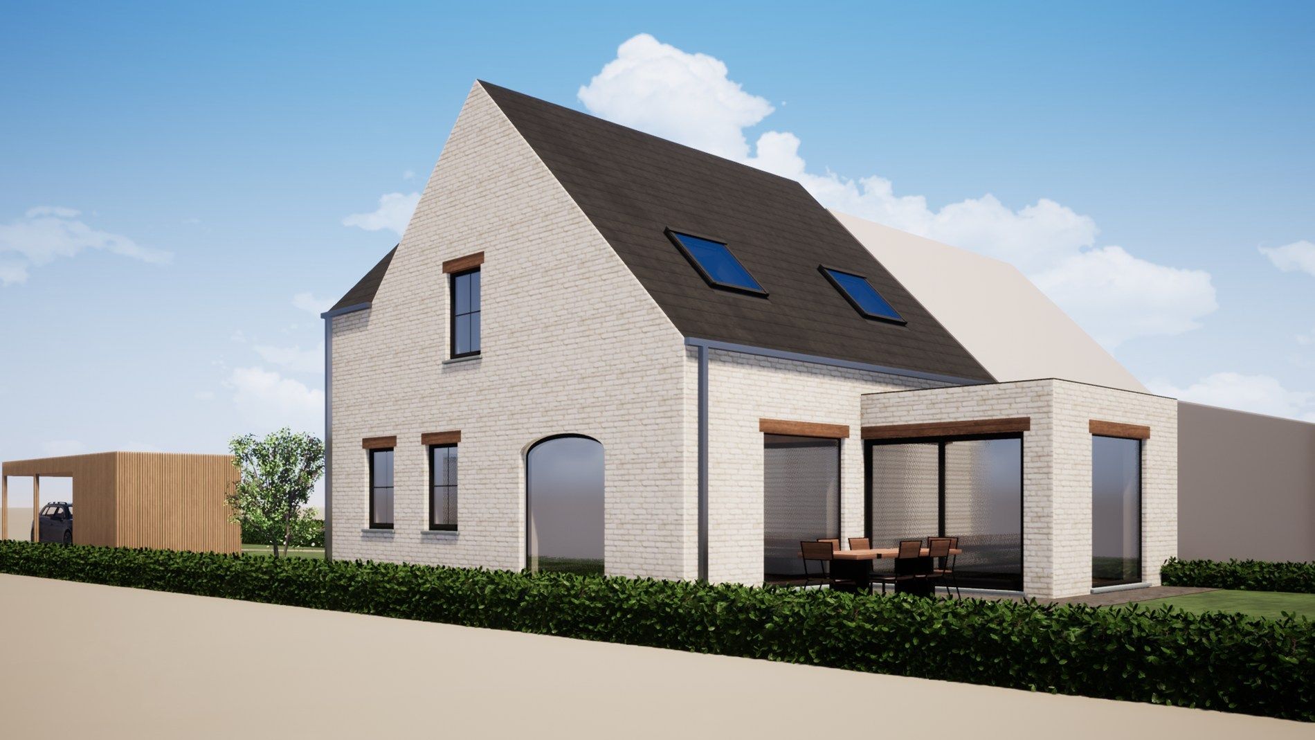 Ruime nieuwbouwwoning in landelijke setting te Kortemark foto 9