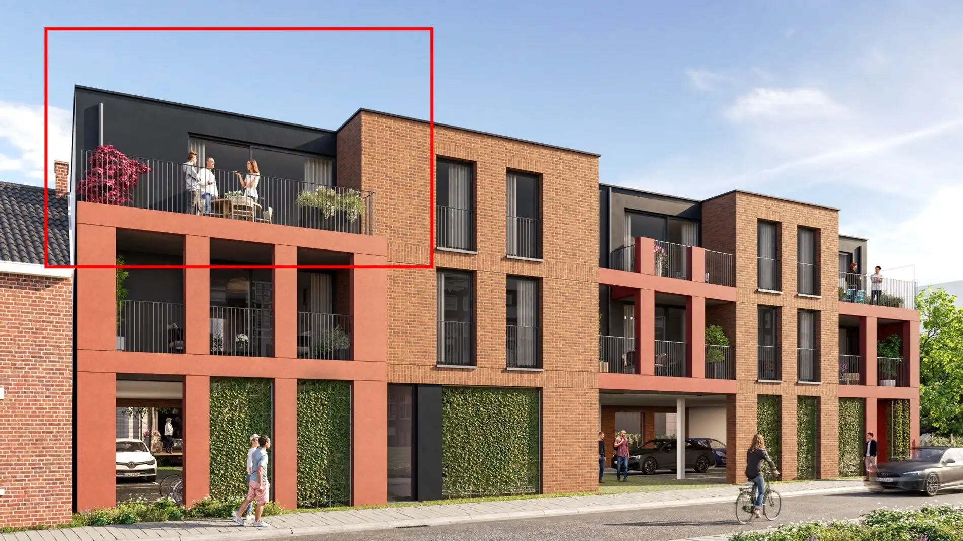 GEEN BOVENBUREN - Nieuwbouw - 2 grote terrassen & 2 kamers ! foto 2