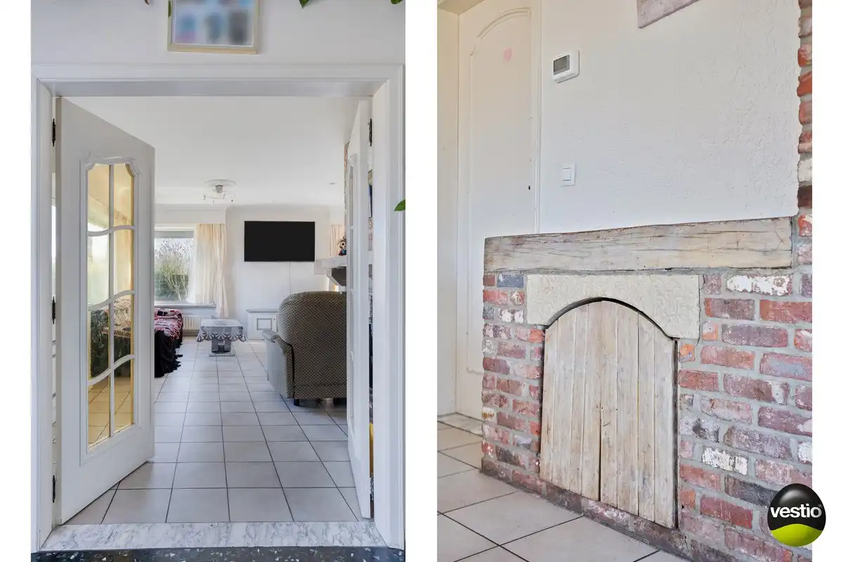 RUIME OPEN BEBOUWING (OB) MET 3 SLAAPKAMERS, GARAGE EN KELDER OP HOEKPERCEEEL VAN 6A67CA. foto 2