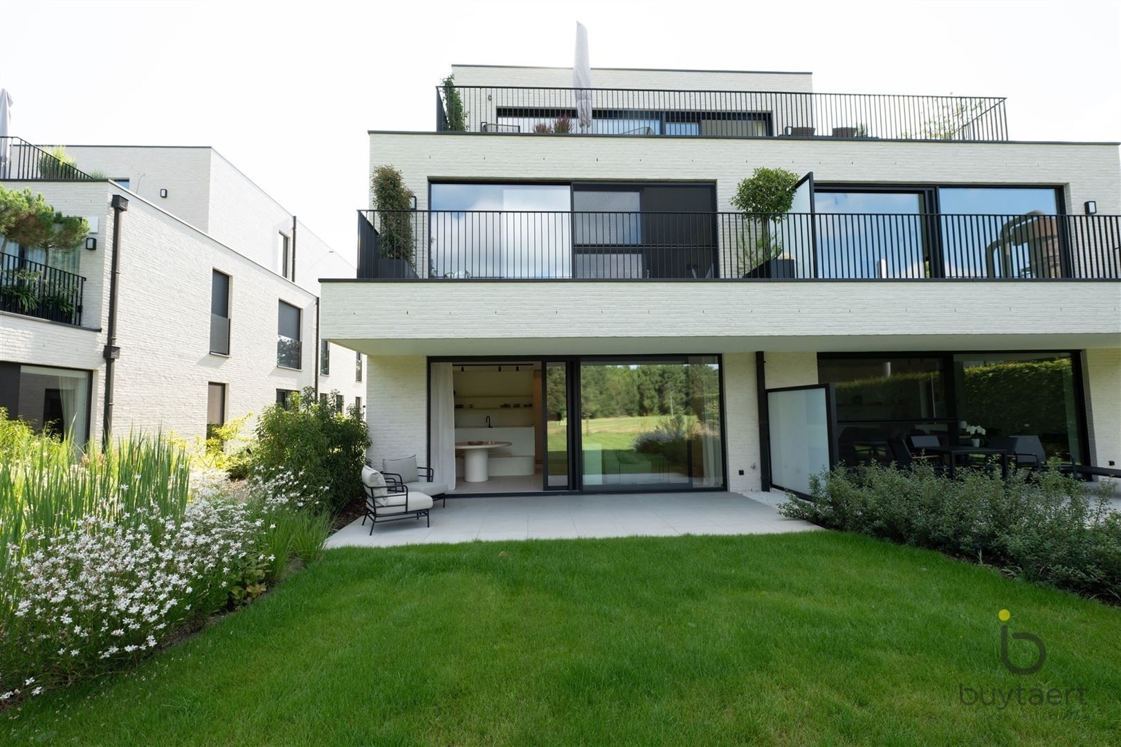 Knap gemeubeld gelijkvloers appartement te 's Gravenwezel met uizicht op natuurgebied! foto 49