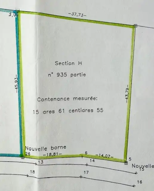 TERRAIN A BATIR | BOUWGROND | 1.561 M² foto 5