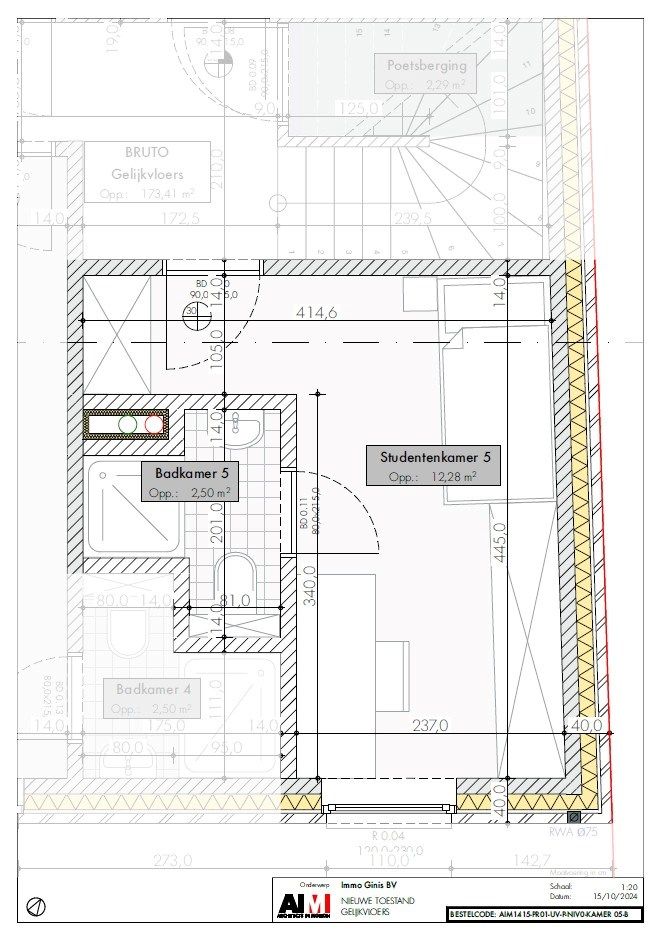 Nieuwbouw 19 studentenkamers - Unieke investeringskans in het hart van Geel foto 7