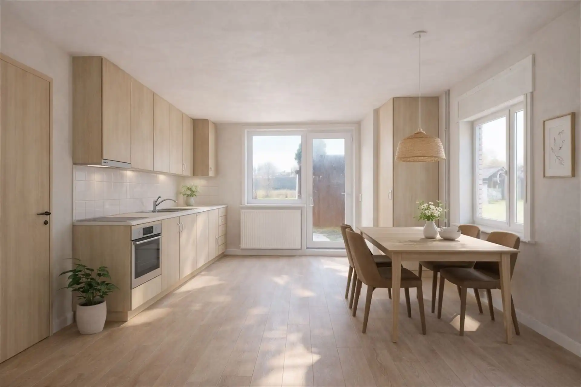 Tweewoonst op een gegeerde locatie in Moortsele foto 9