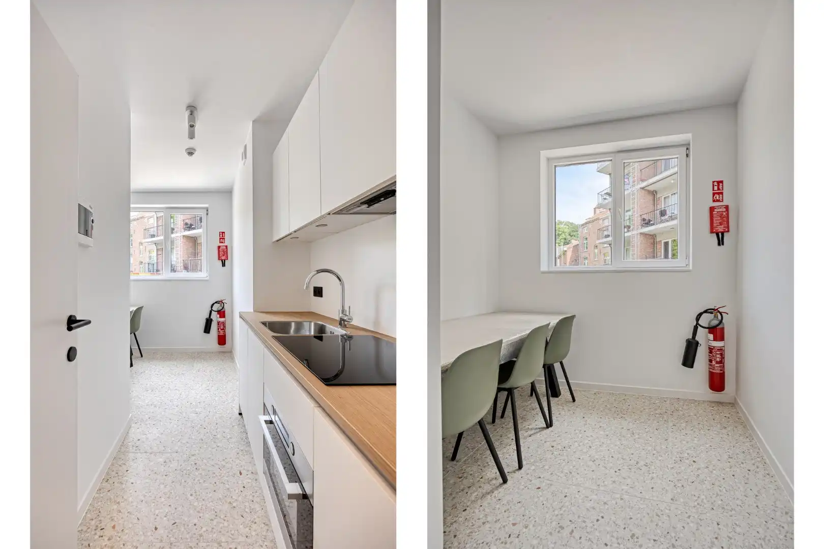 Volledig gerenoveerde studentenkamer in residentie met 29 studentenkamers in hartje Leuven - EPC label A! foto 2