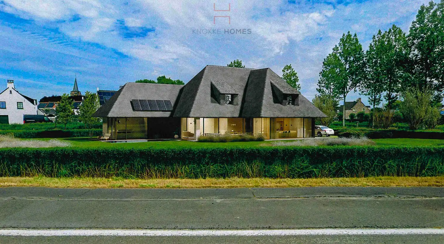 Nieuw te bouwen villa op een perceel van 2.895 m² in het charmante Ramskapelle foto {{pictureIndex}}