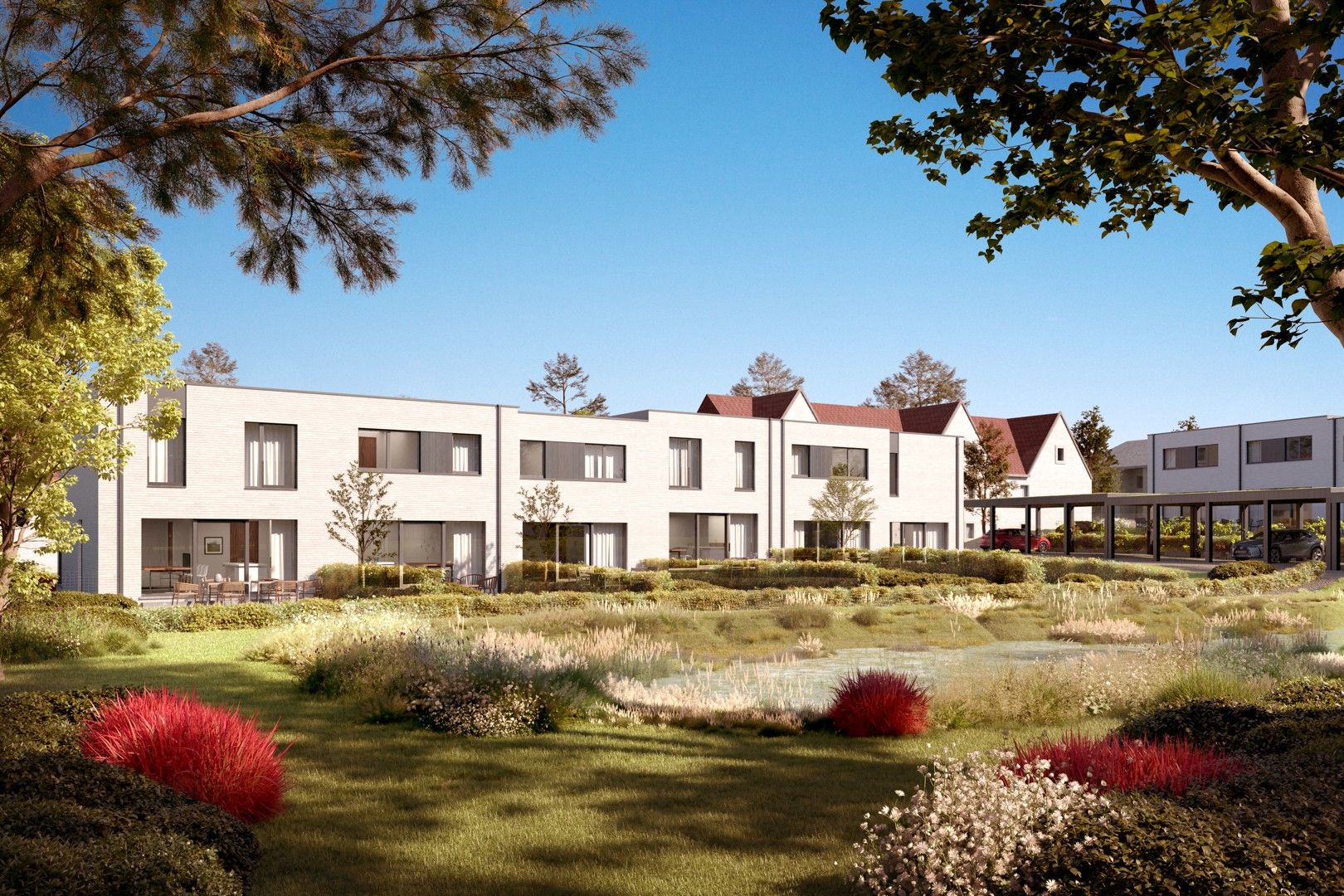 Gesloten nieuwbouwwoning nabij het dorpscentrum Haaltert foto 2