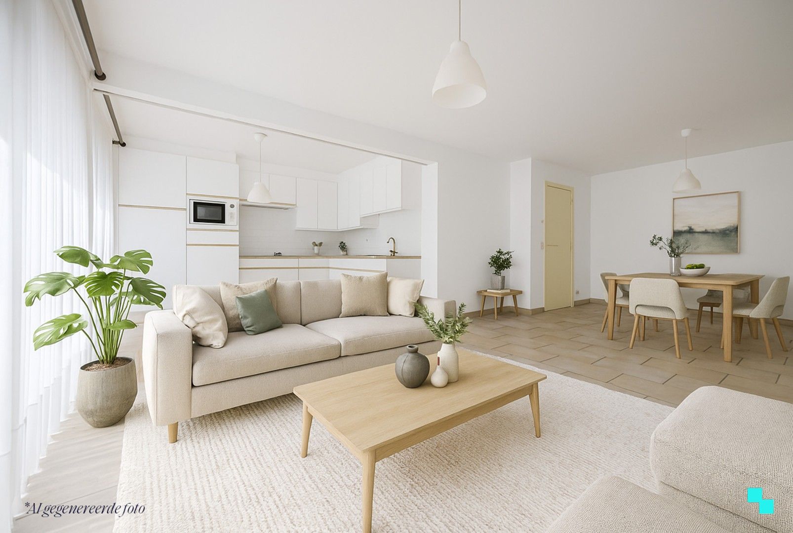 Energiezuinig op te frissen appartement te Melkmarkt, Izegem foto {{pictureIndex}}
