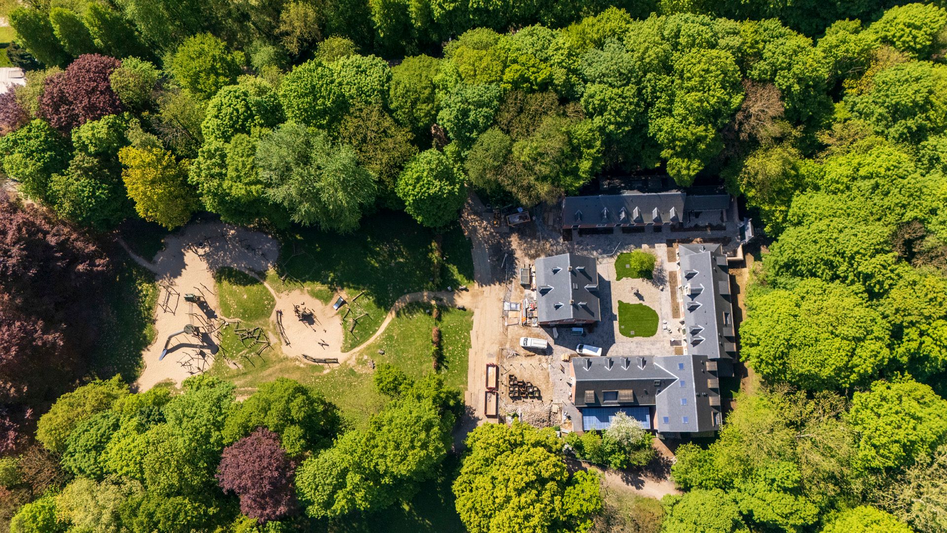 Jachtpaviljoen van de Pachthoeve Domein Drie Fonteinen foto 2