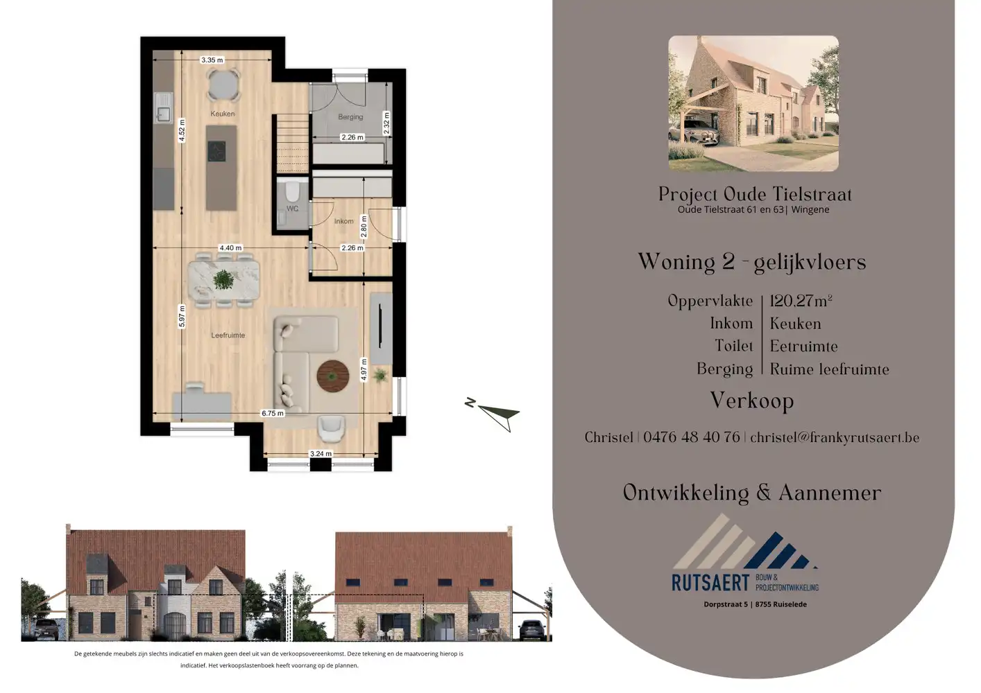 Nieuwbouw koppelwoning te Ruiselede/Wingene. foto 21