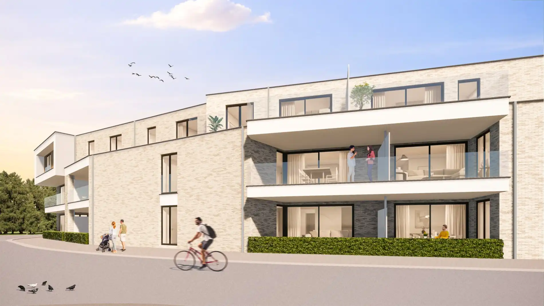 Penthouse (102 m²) met 2 slpk en ingesloten terras.  foto 5