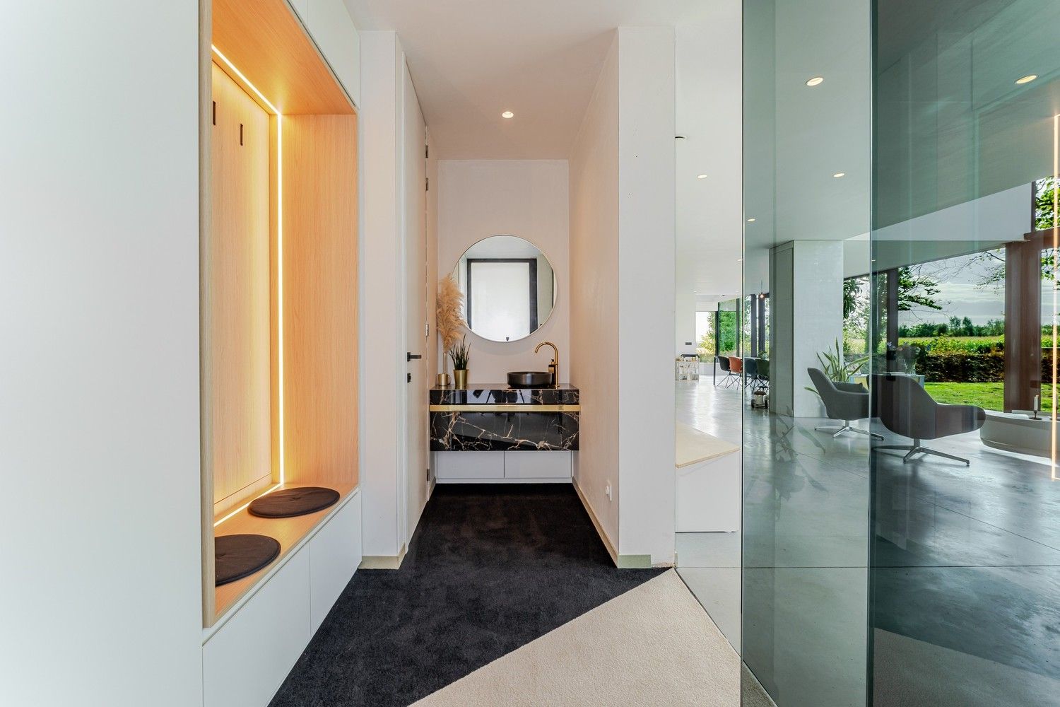 Moderne villa met bijgebouw op unieke landelijke ligging in centrum Zwevezele foto 11