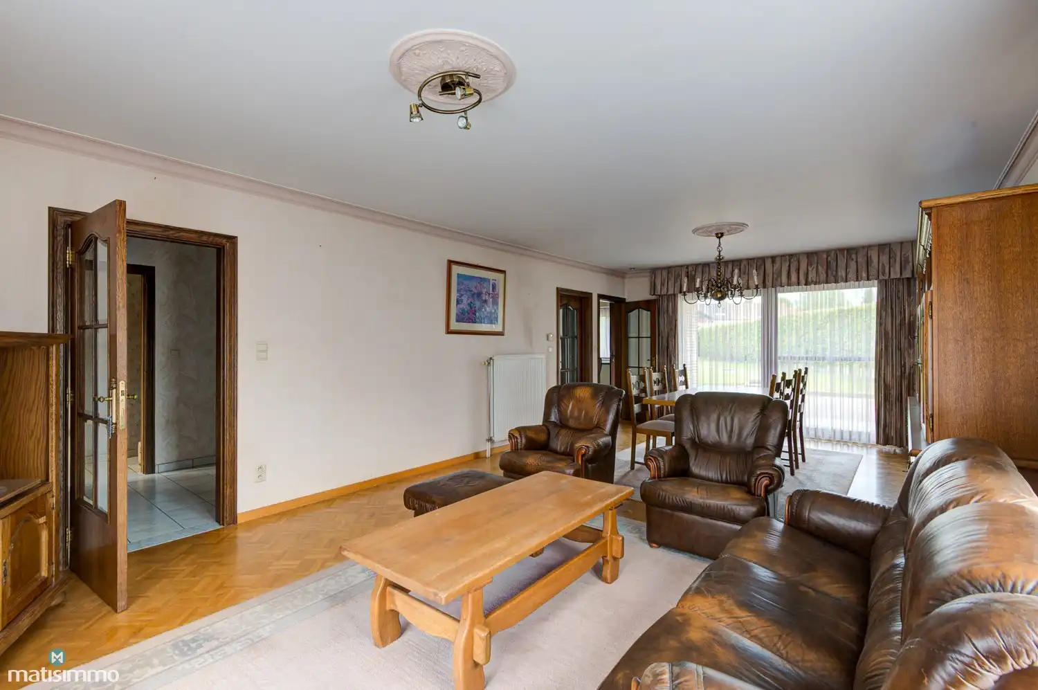 MEERSGEZINSWONING (2 APP.) MET 2 GARAGES, KELDER, ZOLDER EN RUIME TUIN IN MUNSTERBILZEN foto 4