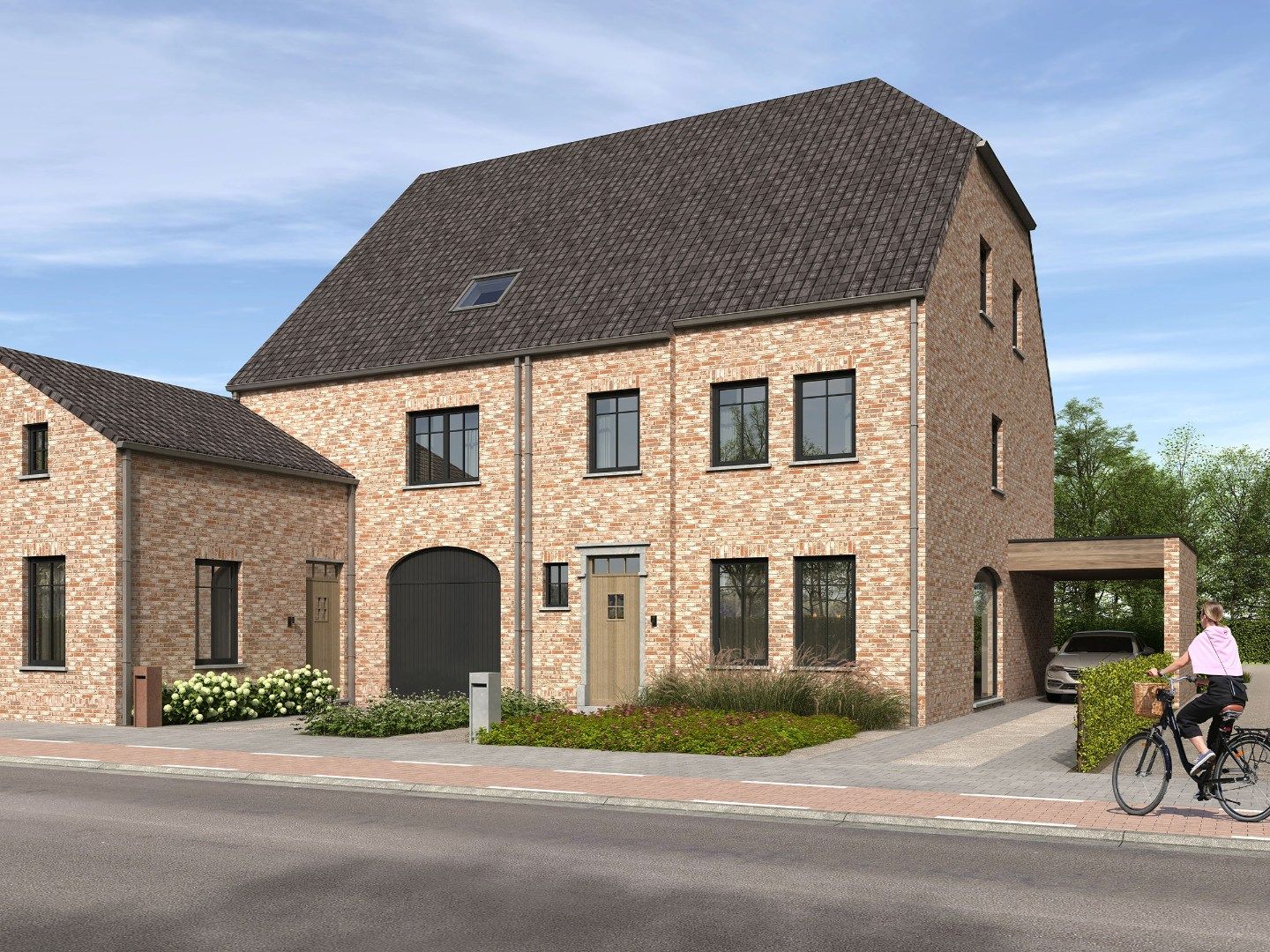 Nieuwbouwwoning in pastorale stijl met 5 slaapkamers  foto {{pictureIndex}}