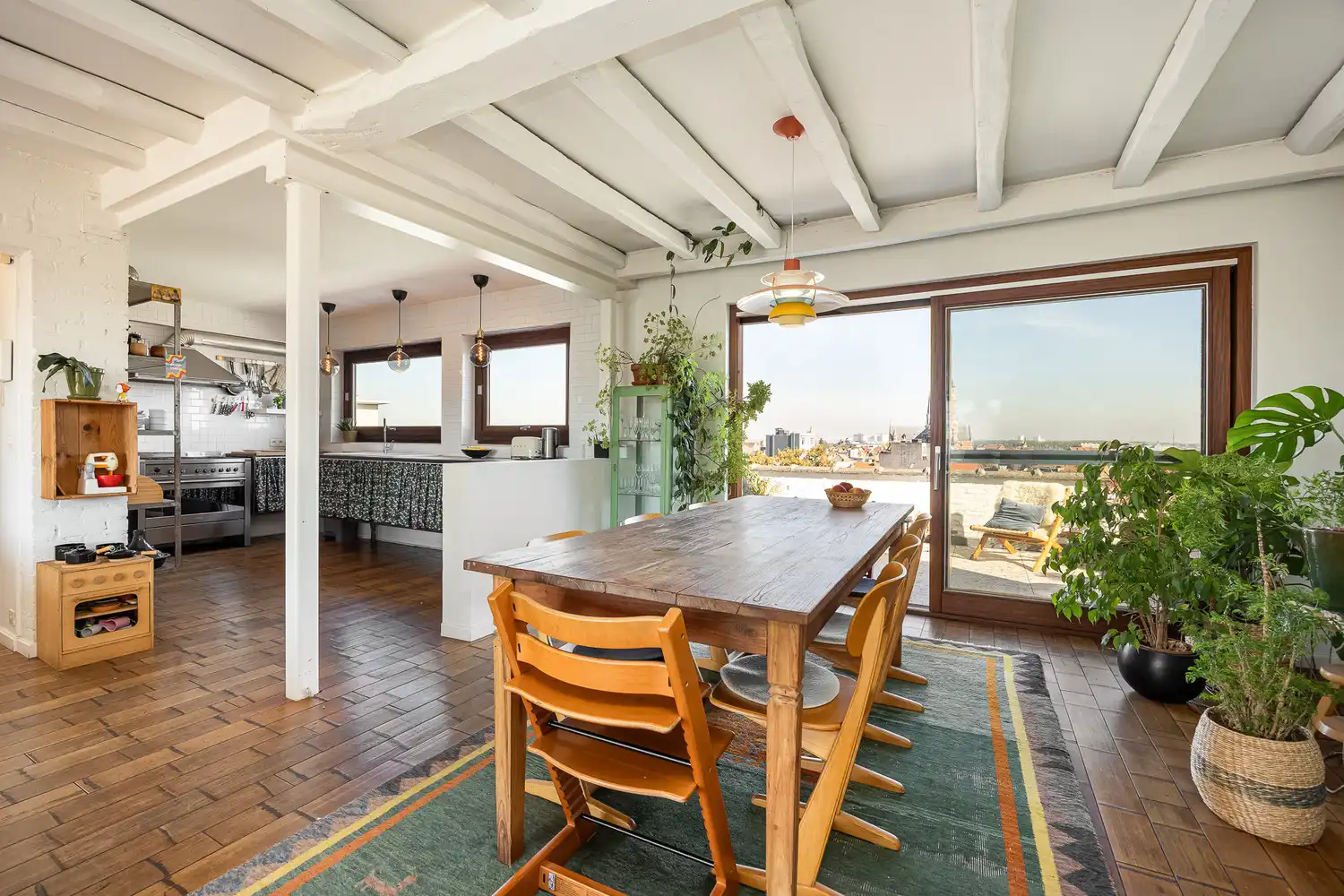 Riante duplex-penthouse met twee terrassen en zicht over heel Antwerpen foto 23