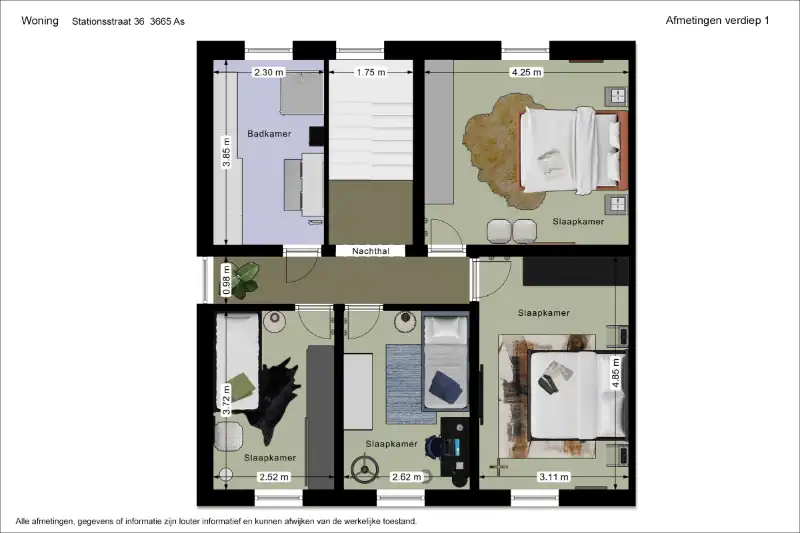 Knap afgewerkte, energiezuinige en ruime woning met vier slaapkamers, guesthouse/praktijkruimte op een centrale (maar toch bosrijke!) locatie te As foto 25