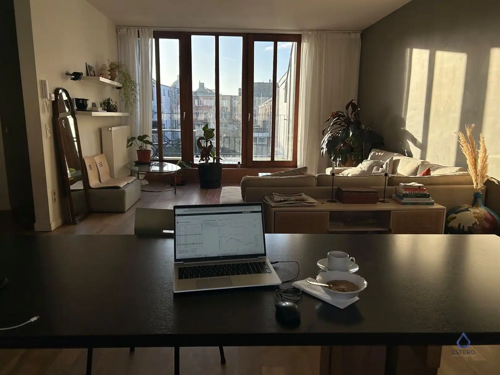 Stijlvol appartement in het centrum van Gent.	 foto 3