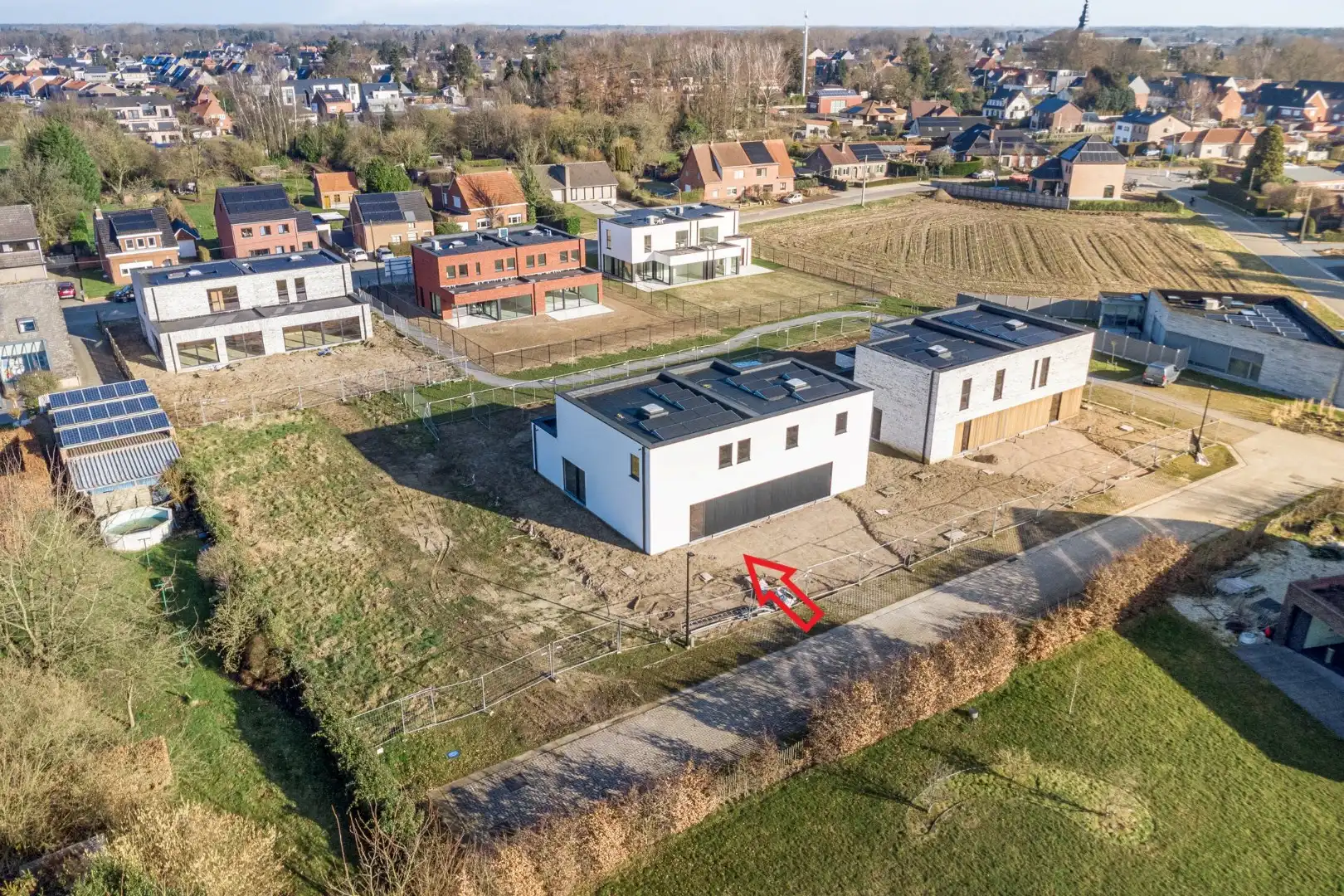 Lot 2A - Casco+ woning met 3 slpks en garage in het centrum van Meerhout ! foto {{pictureIndex}}