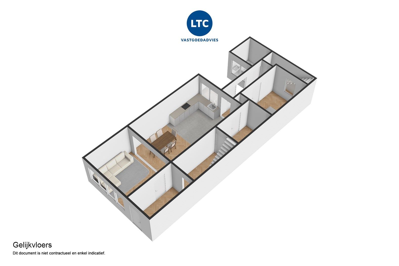 Opbrengsteigendom bestaande uit drie appartementen. foto 23