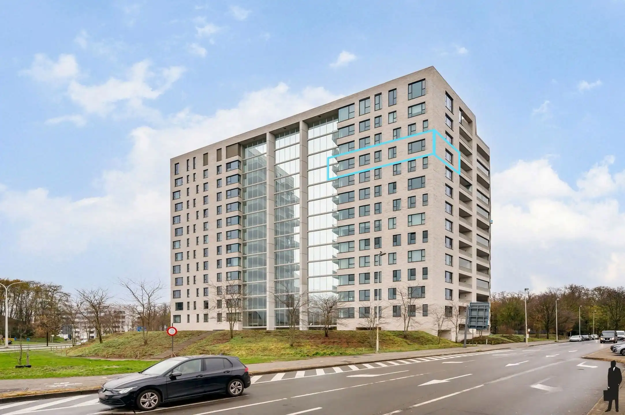 Exclusief hoekappartement op de 11de verdieping met terras en prachtige zichten.&nbsp; foto 28