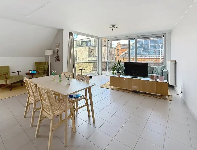 Lichtrijk appartement met terras en garage foto 2