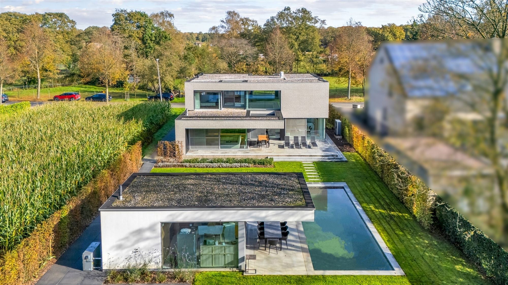 IMPRESSIONANTE EN EXEPTIONEEL AFGEWERKTE LUXE VILLA GELEGEN OP EEN UITERST RUSTIG EN ZONNIG PERCEEL VAN 14ARE 63CA TE KOERSEL foto 115